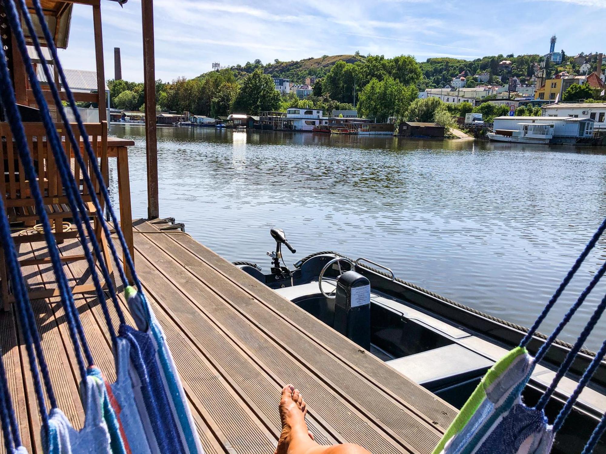Houseboat Benjamin - Houseboats Benjamin & Franklin Hotel Prague Luaran gambar